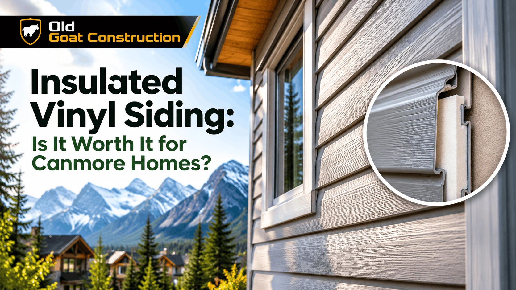 Insulated Vinyl Siding Is It Worth It for Canmore Homes